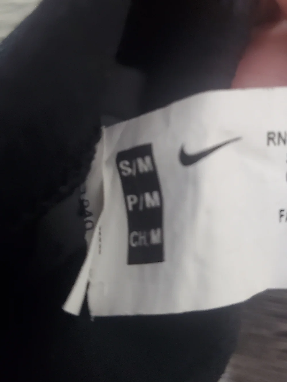 Nike Black Socks with White Swoosh Shin Guard Padding